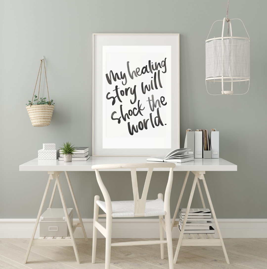 My Healing Will Shock The World - Poster
