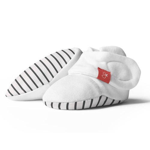 No Scratch Baby Boots (Stripe Grey)